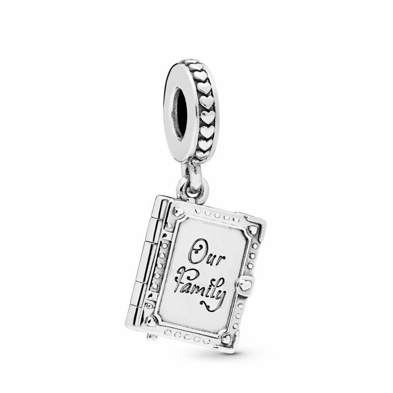 Pandora Family Book Dangle Charm - Sterling Silver - Canada | QE8899DR